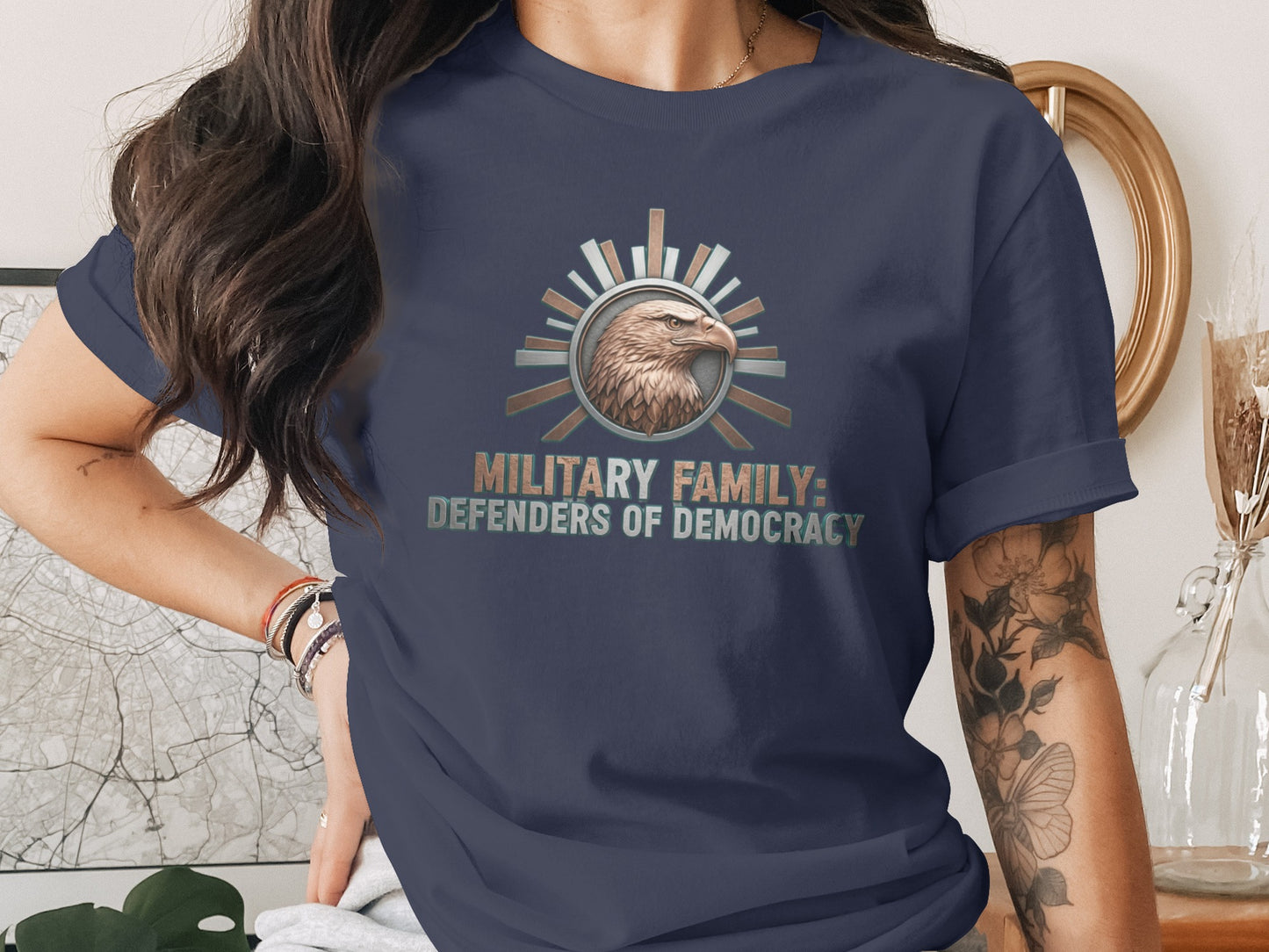 Military Family Defenders of Democracy Shirt