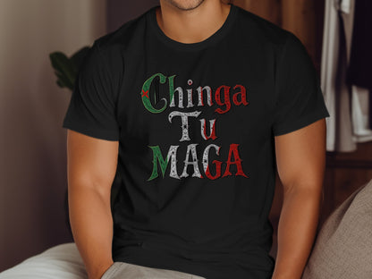 Chinga Tu MAGA Graphic Statement Shirt product
