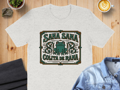 Sana Sana Colita De Rana Frog Graphic T-shirt product