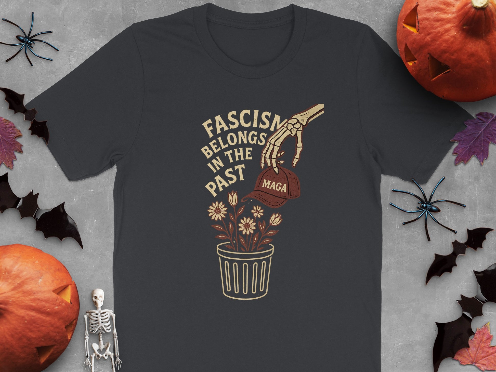 Fascism Belongs In The Past Graphic T-shirt product type