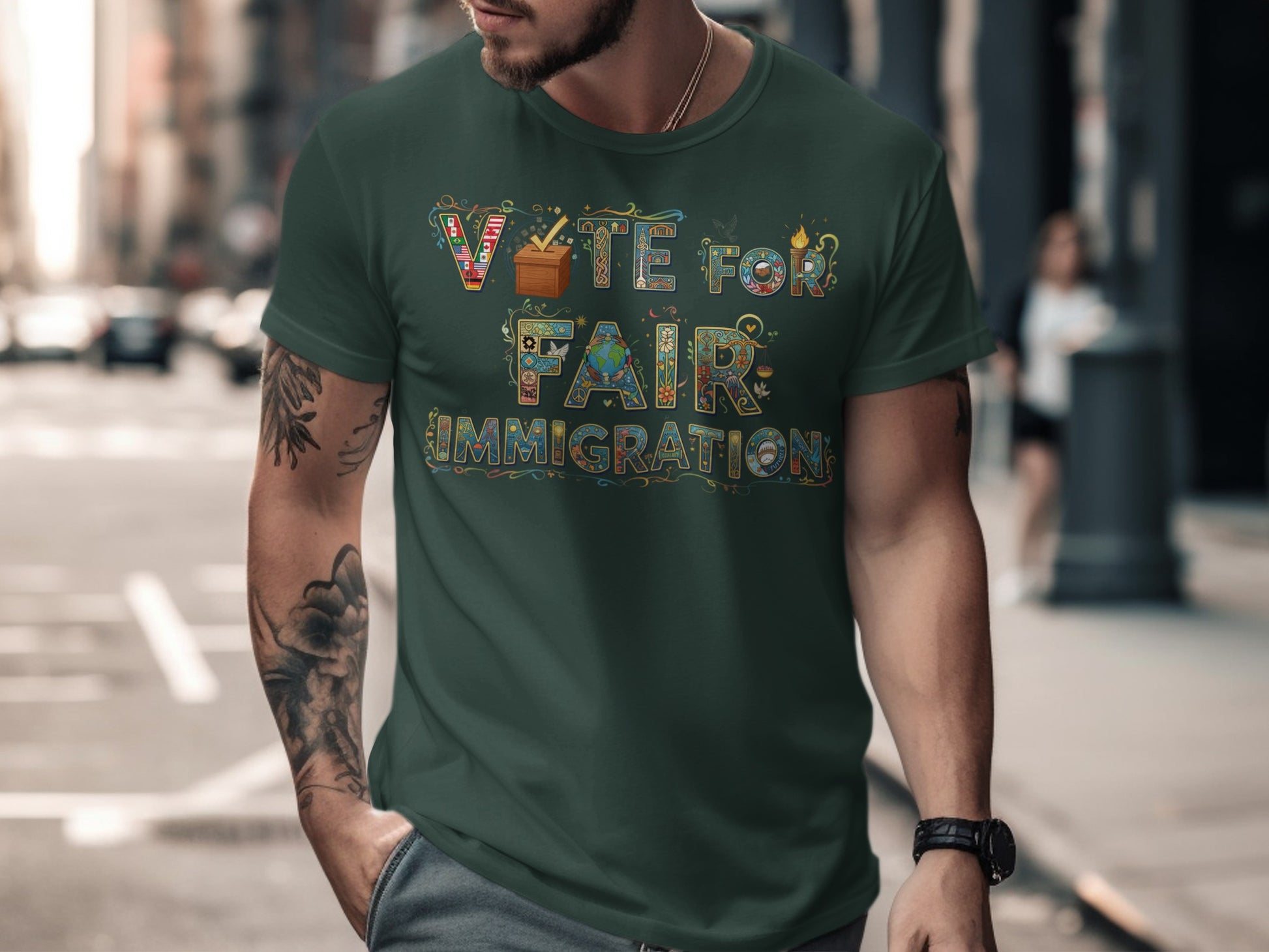 Vote for Fair Immigration Graphic Tee