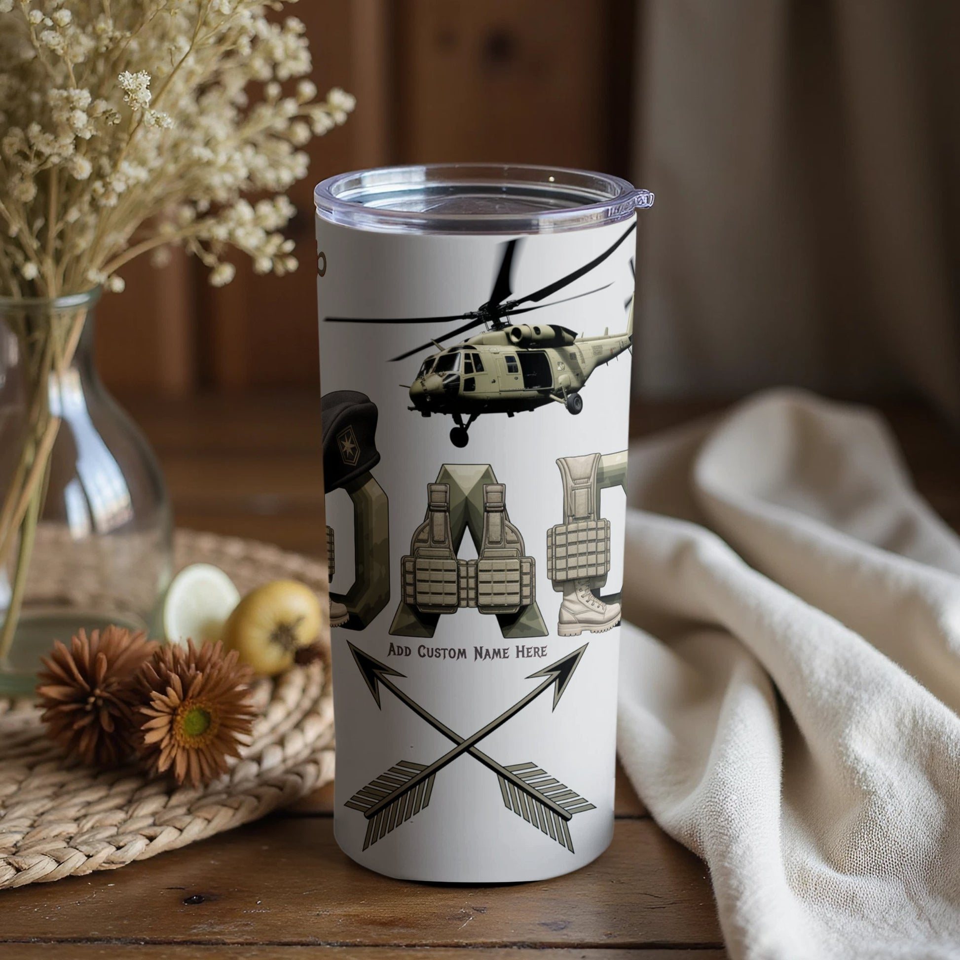 Military and Customizable Design Tumbler product