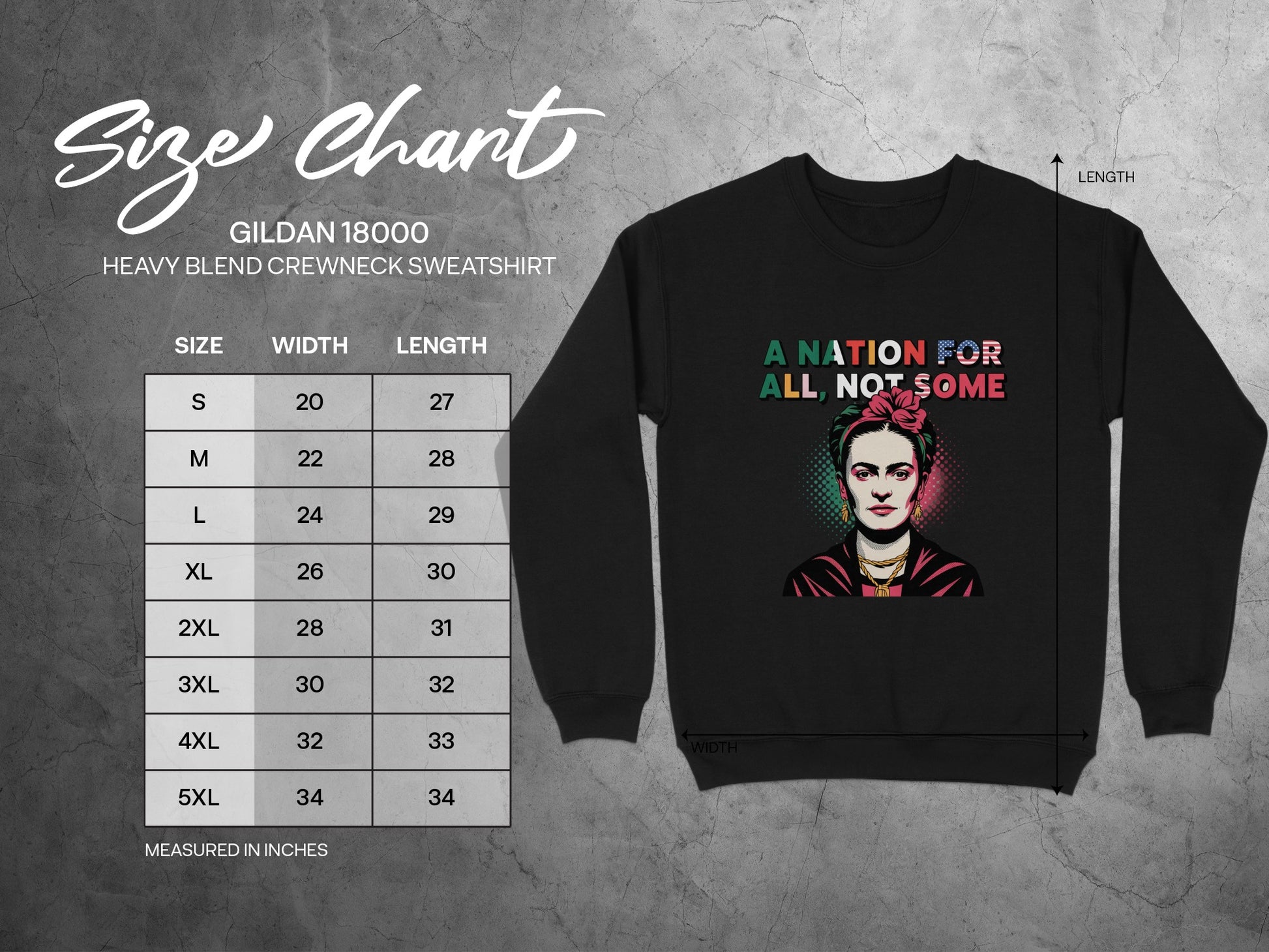 A Nation For All Not Some Printed Sweatshirt product type