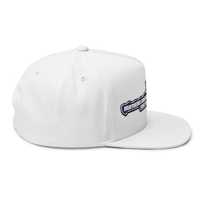 Stylish White Baseball Cap with Unique Front Embroidery