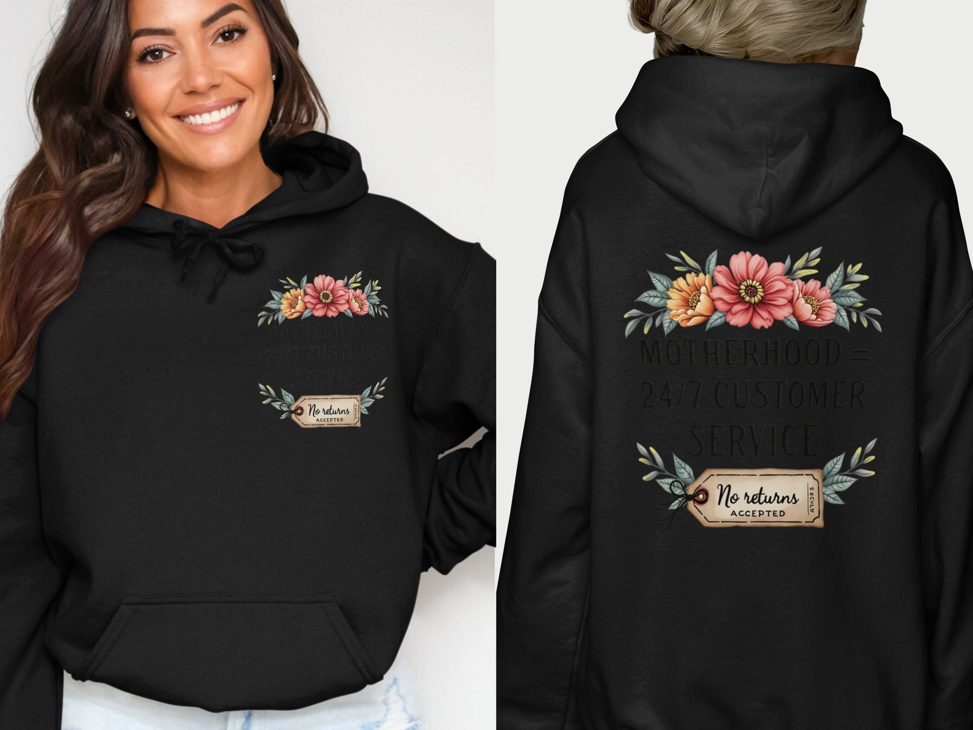 Motherhood 24/7 Customer Service Hoodie Product
