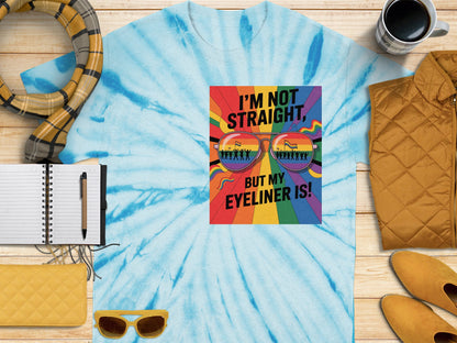I'm Not Straight But My Eyeliner Is T-shirt product