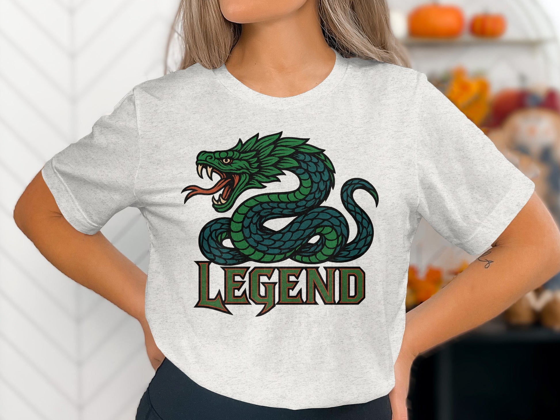 Fierce Dragon Legend Graphic Print T-shirt product