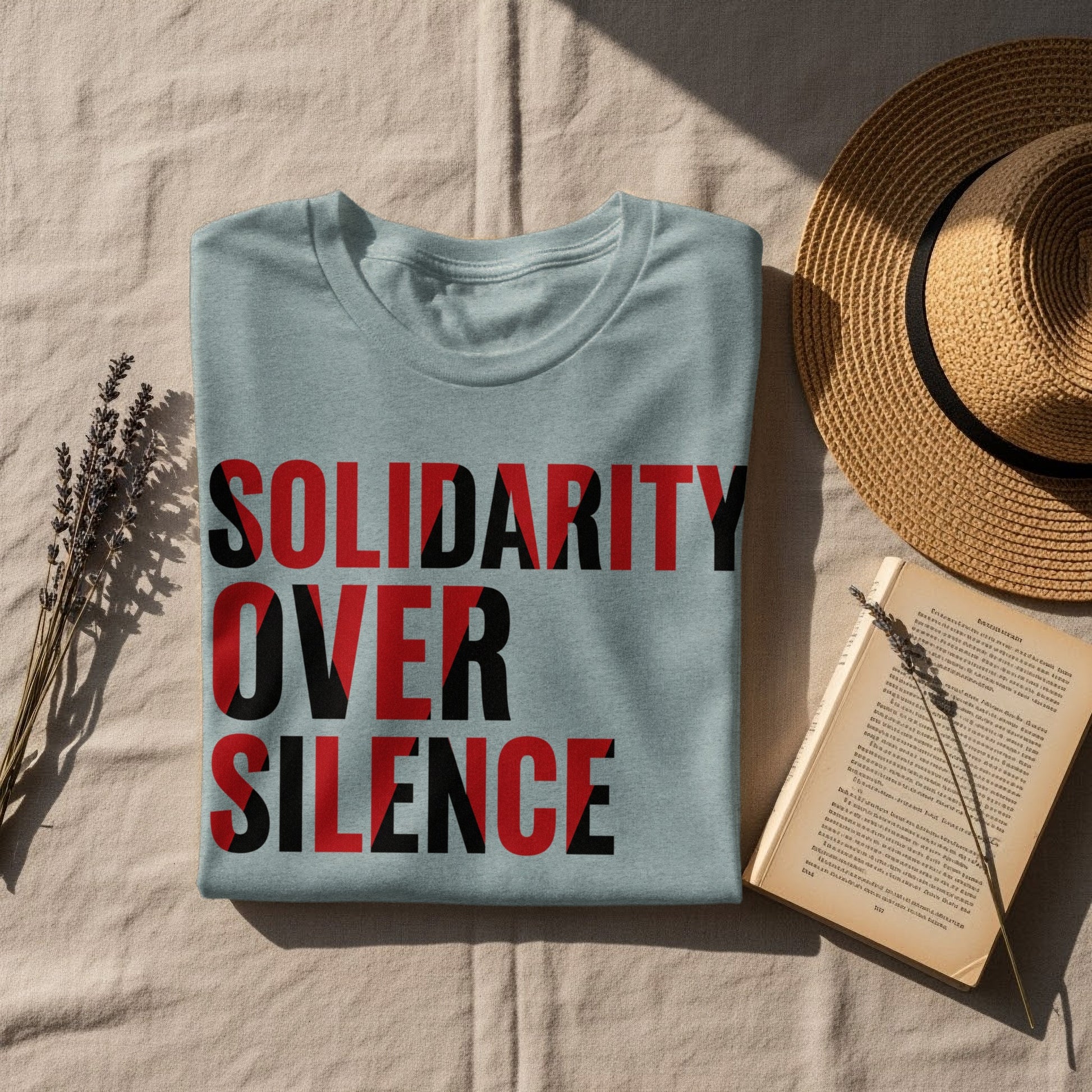 Solidarity Over Silence Graphic Tee Shirt