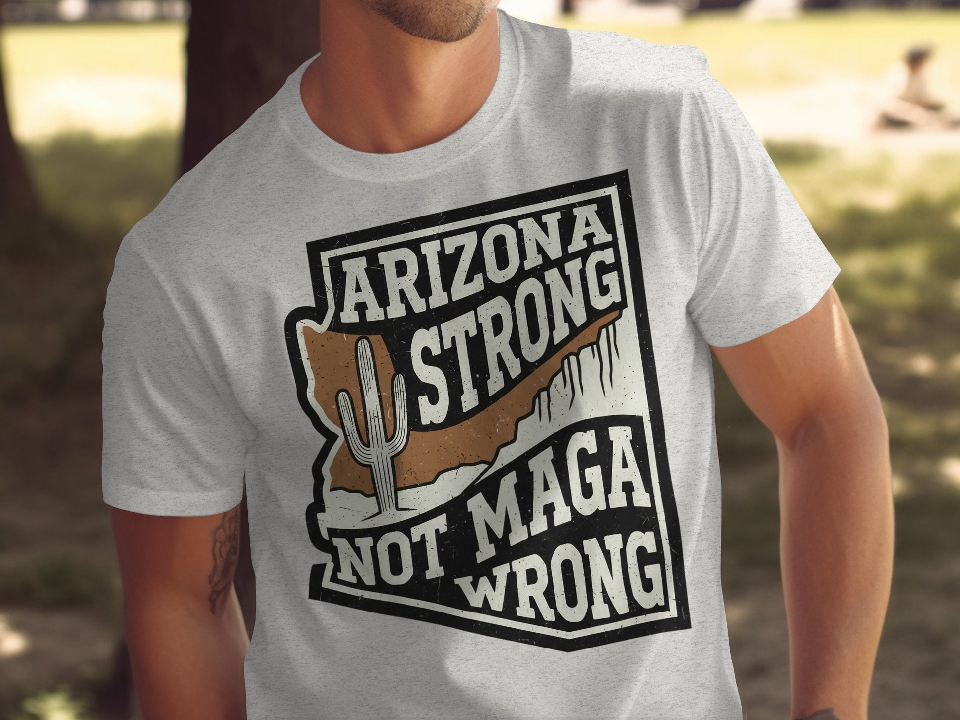 Arizona Strong Not Maga Wrong T-Shirt product