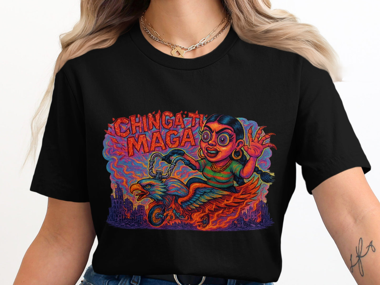 Vibrant Chingatumaga Graphic Tee Unique Shirt product