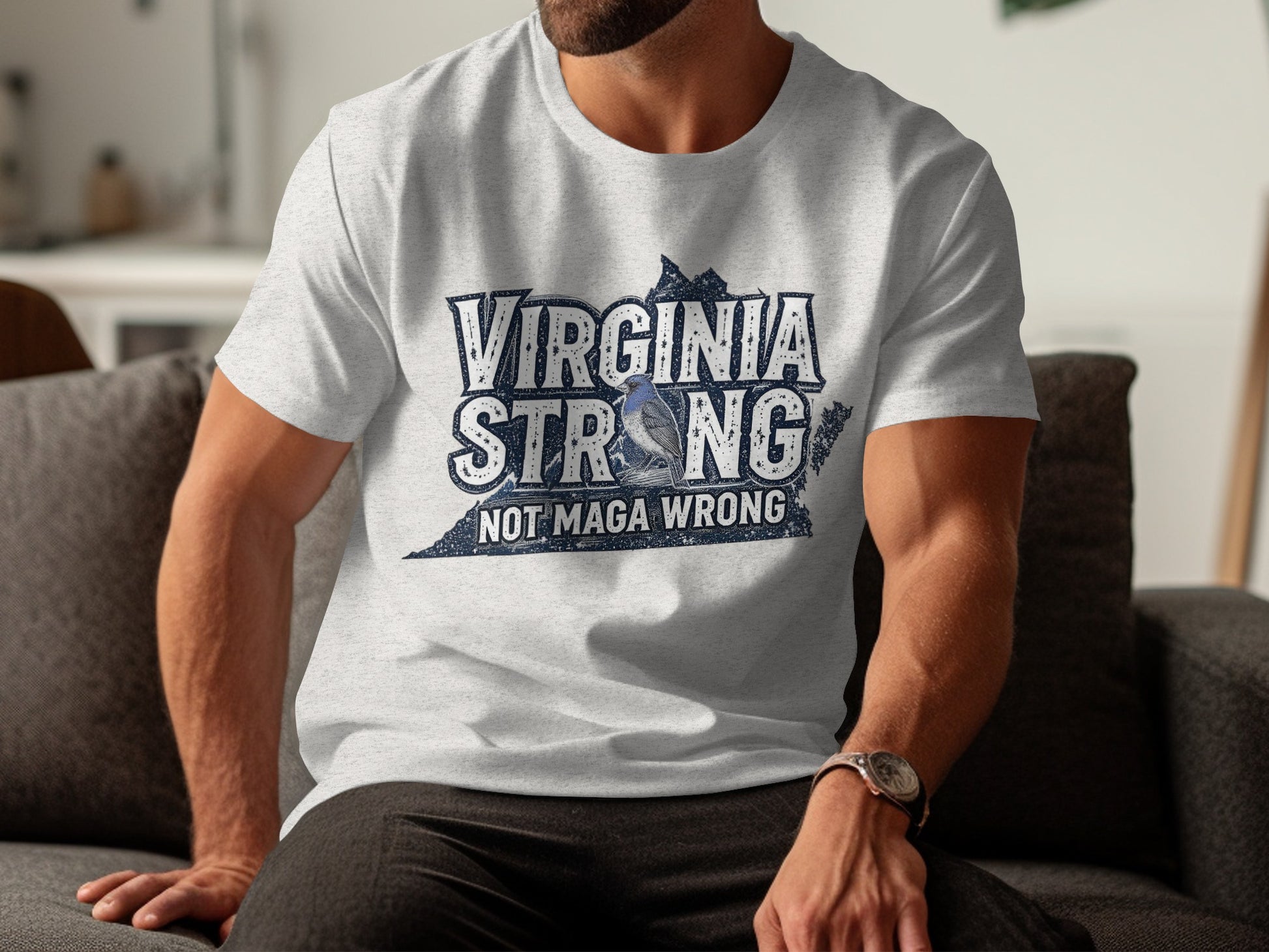 Virginia Strong Not Maga Wrong T-Shirt product