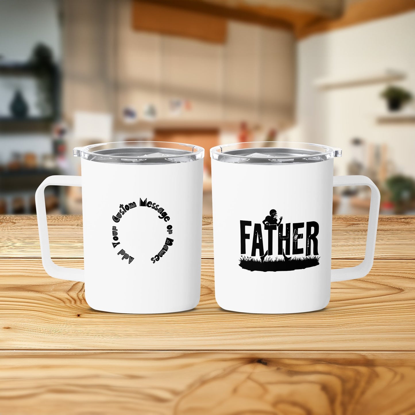 Customizable Father Mug with Personal Message Product