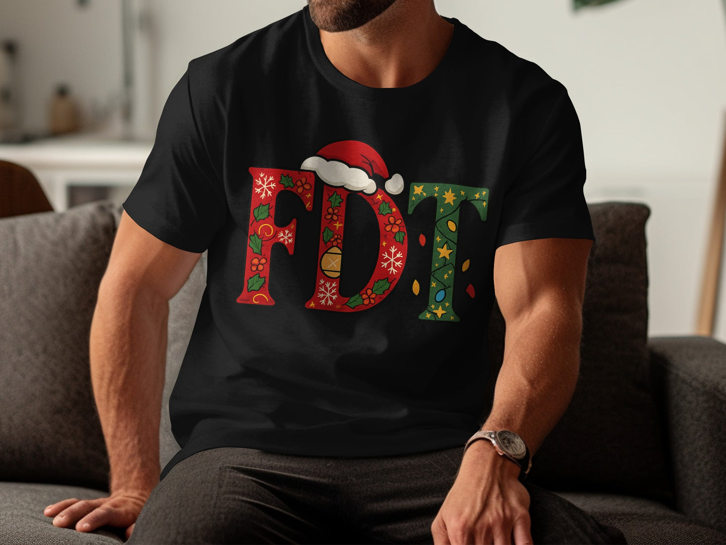 FDT Christmas Holiday Themed T-shirt