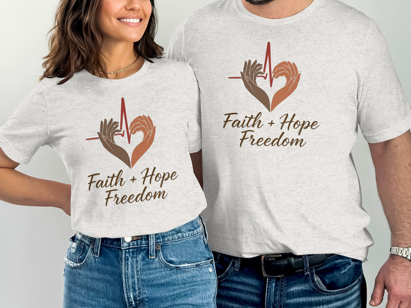 Faith Hope Freedom Graphic Tee product type