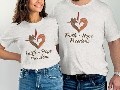 Faith Hope Freedom Graphic Tee product type