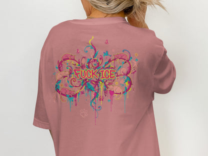 Unique Artistic Statement Tee with Vibrant Design