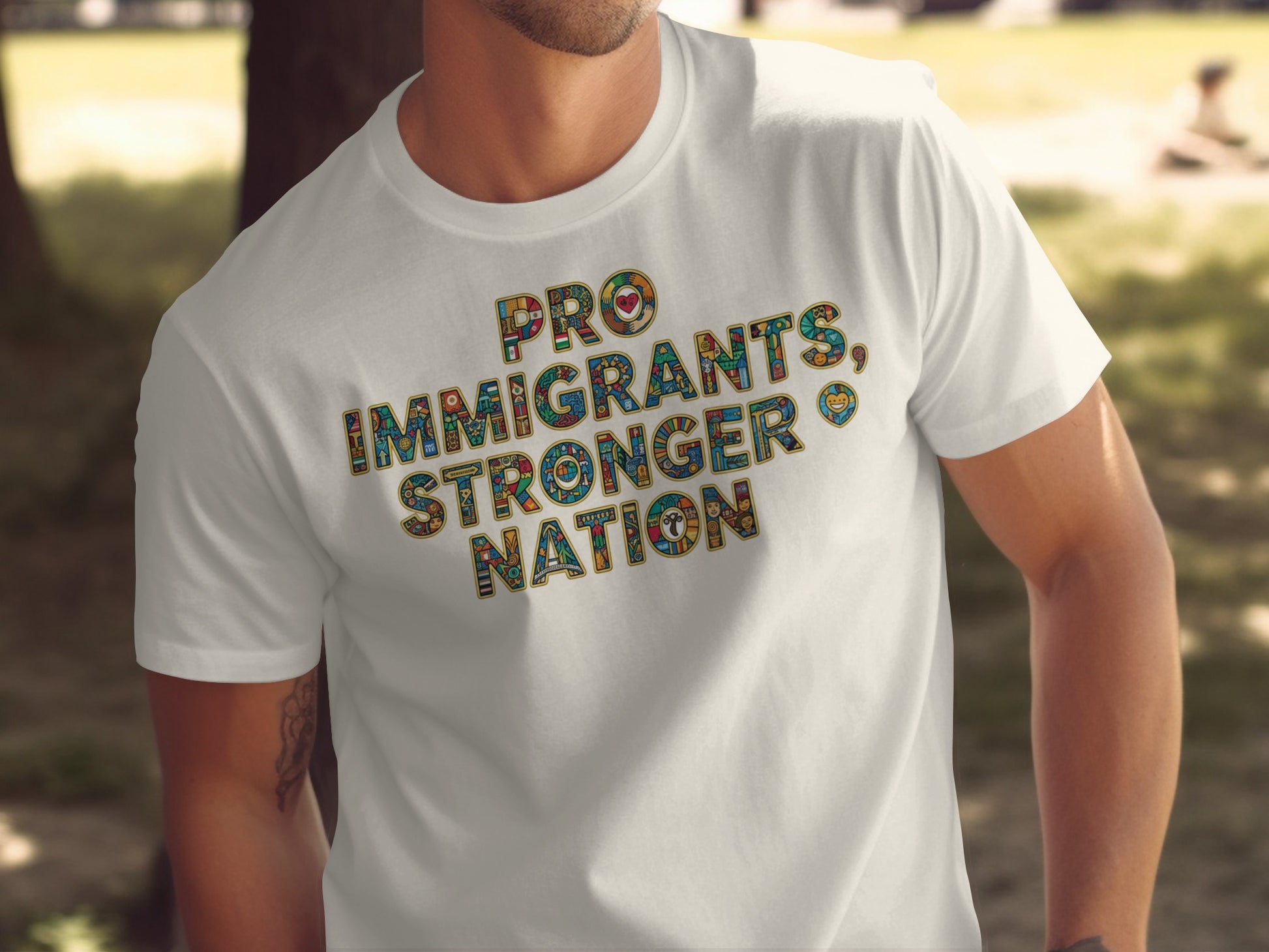 Pro Immigrants Stronger Nation T-shirt