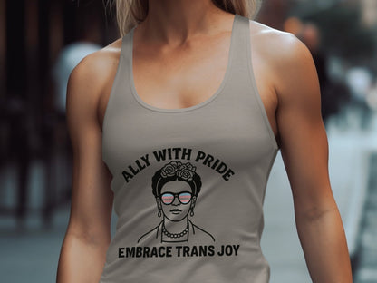 Ally With Pride Embrace Trans Joy Tank Top product