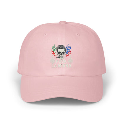 Unique Skull Design Pink La Migra Hat product