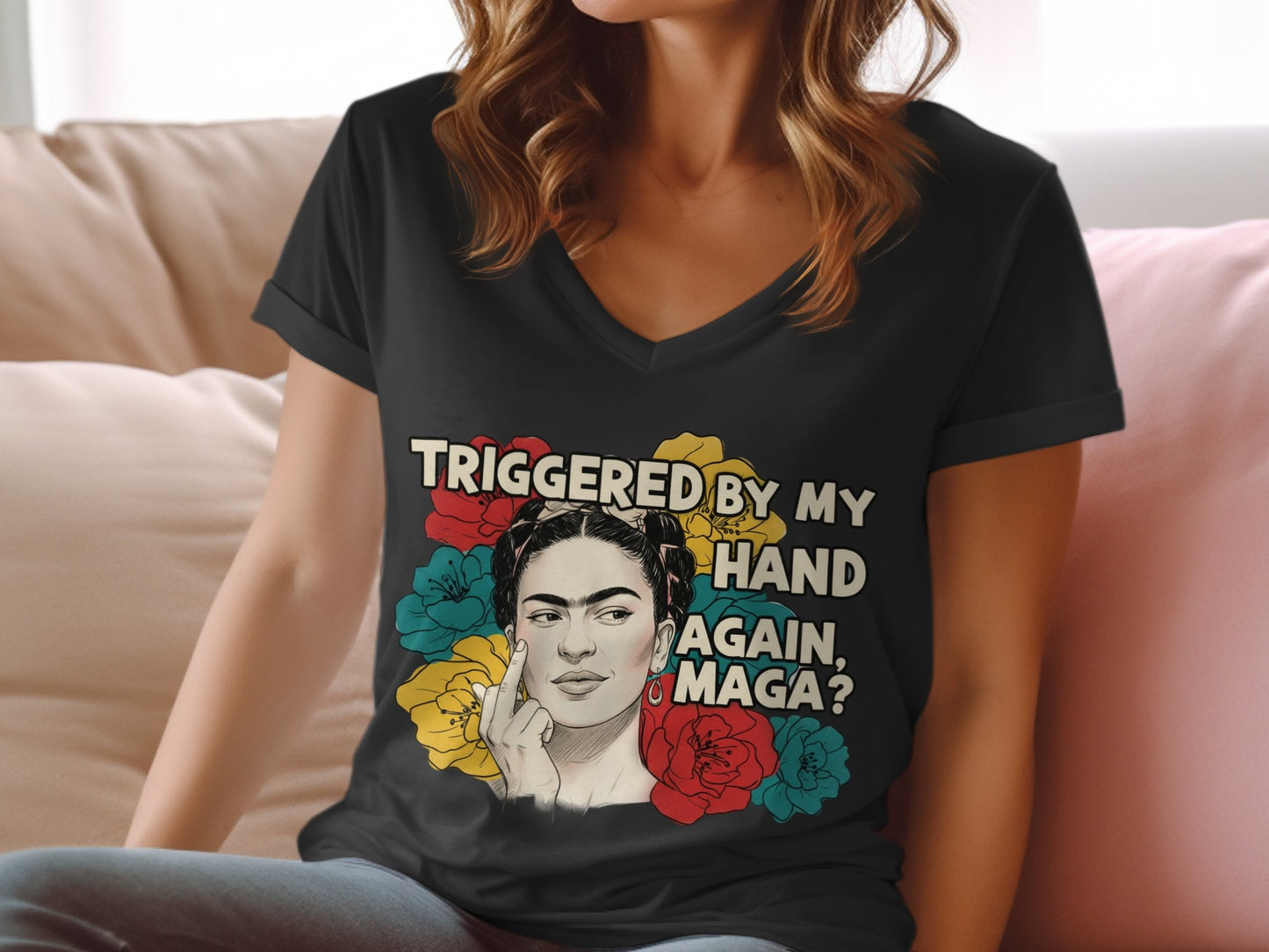 Triggered by My Hand Again MAGA Graphic Shirt