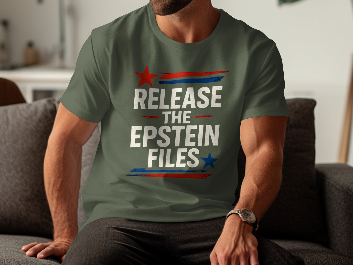 Release The Epstein Files Statement T-Shirt product