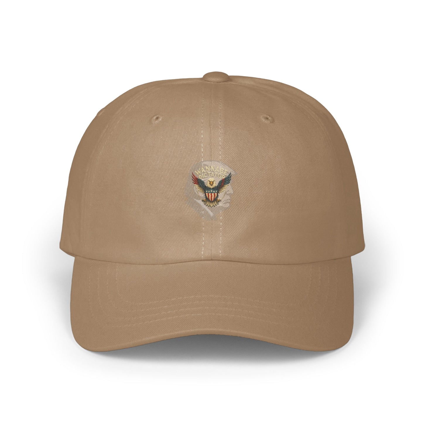 Tan Stylish Embroidered Cap with Unique Design product type