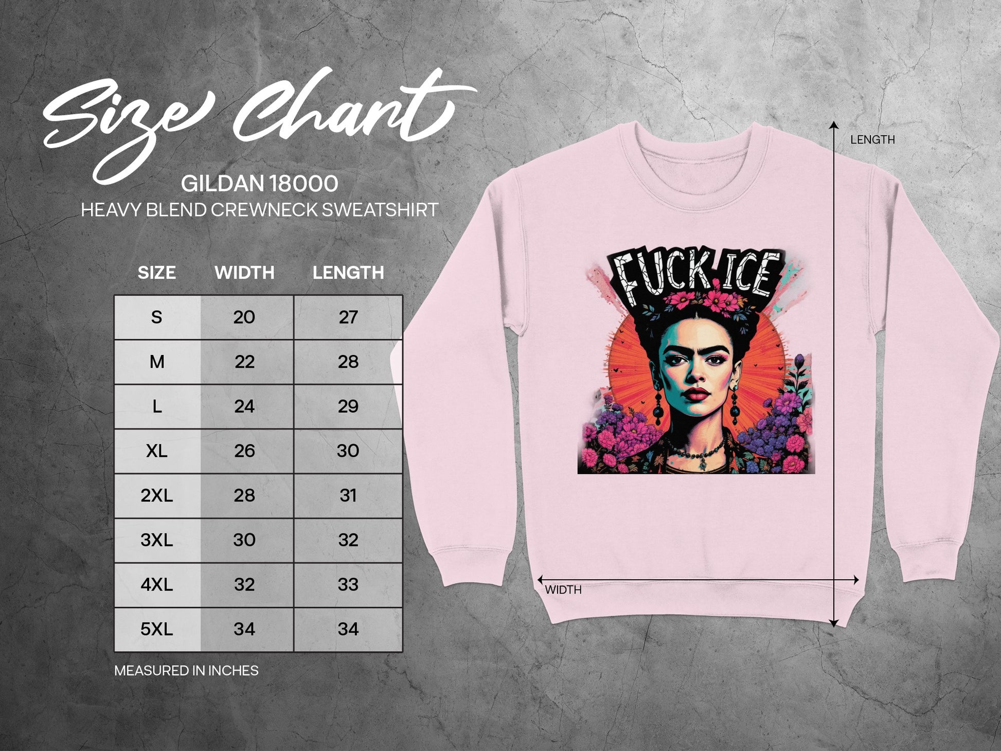 Fuck Ice Printed Gildan 18000 Heavy Blend Sweatshirt