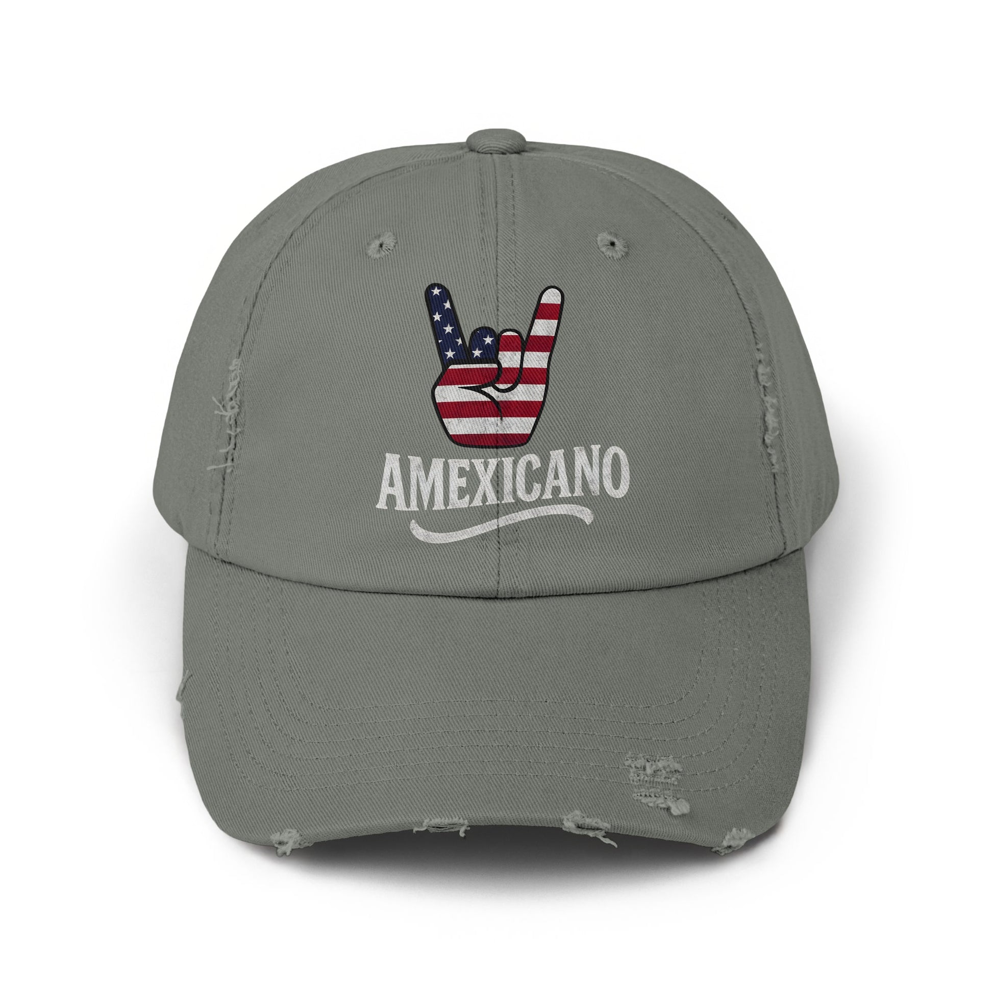 American Flag Amexicano Distressed Baseball Cap product type