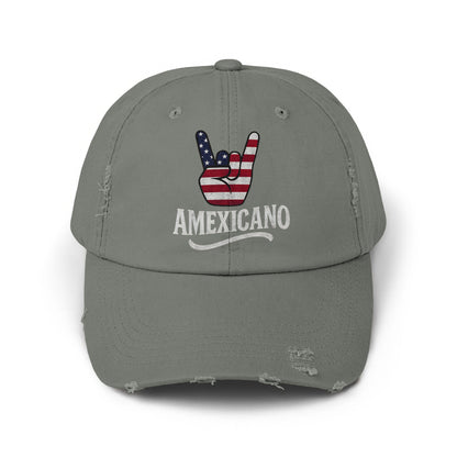 American Flag Amexicano Distressed Baseball Cap product type
