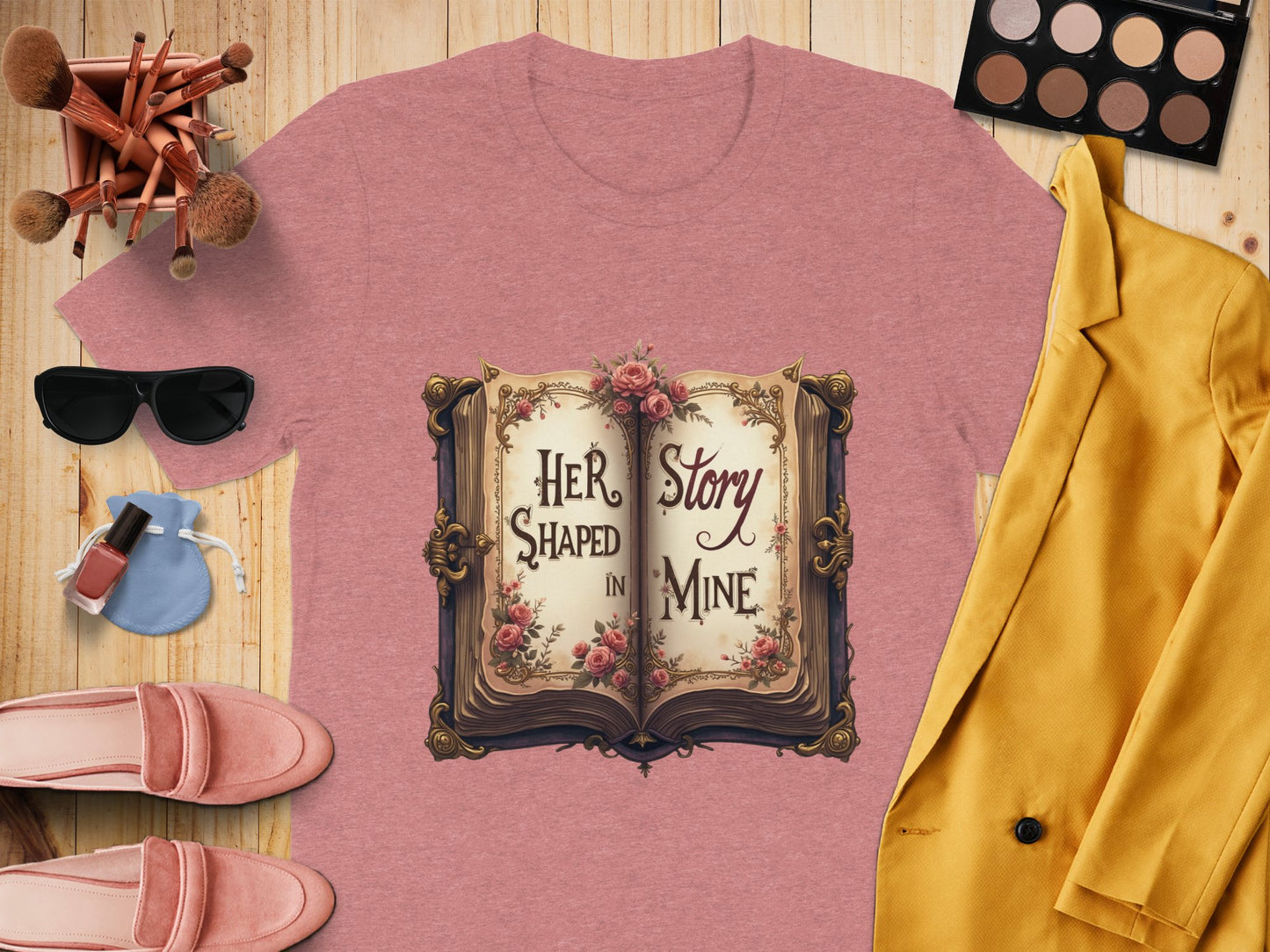 Her Story Shaped in Mine Beautiful T-Shirt product