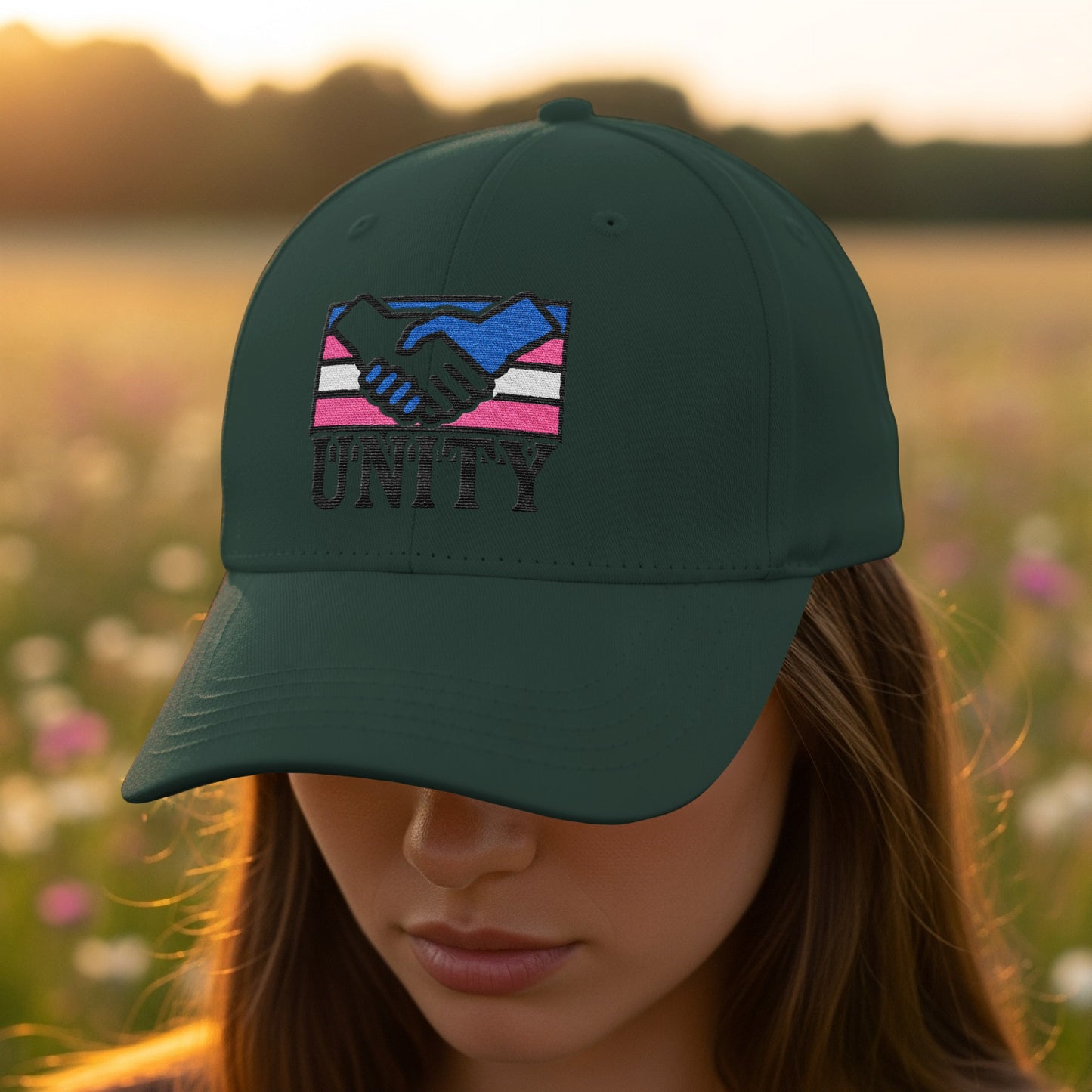 Unity Themed Cap with Handshake Embroidery product type
