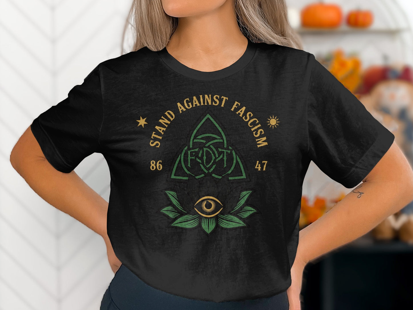 Stand Against Fascism Graphic T-Shirt