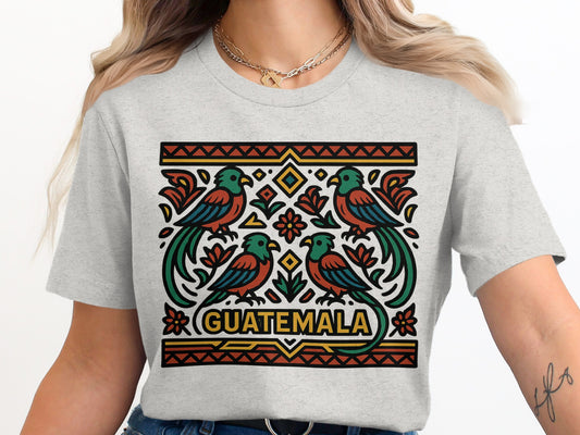 Guatemala Quetzal Print Graphic Tee Shirt product