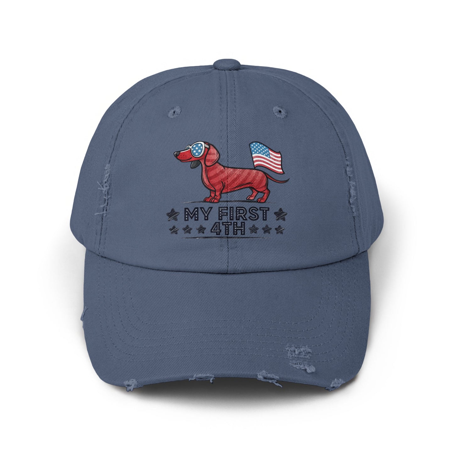 My First 4th Dachshund Dog Embroidered Baseball Cap product