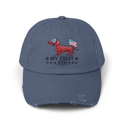 My First 4th Dachshund Dog Embroidered Baseball Cap product