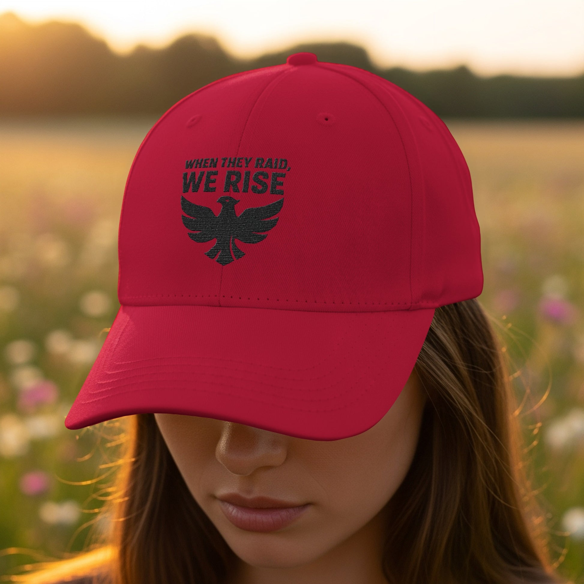 When They Raid We Rise Red Baseball Cap product