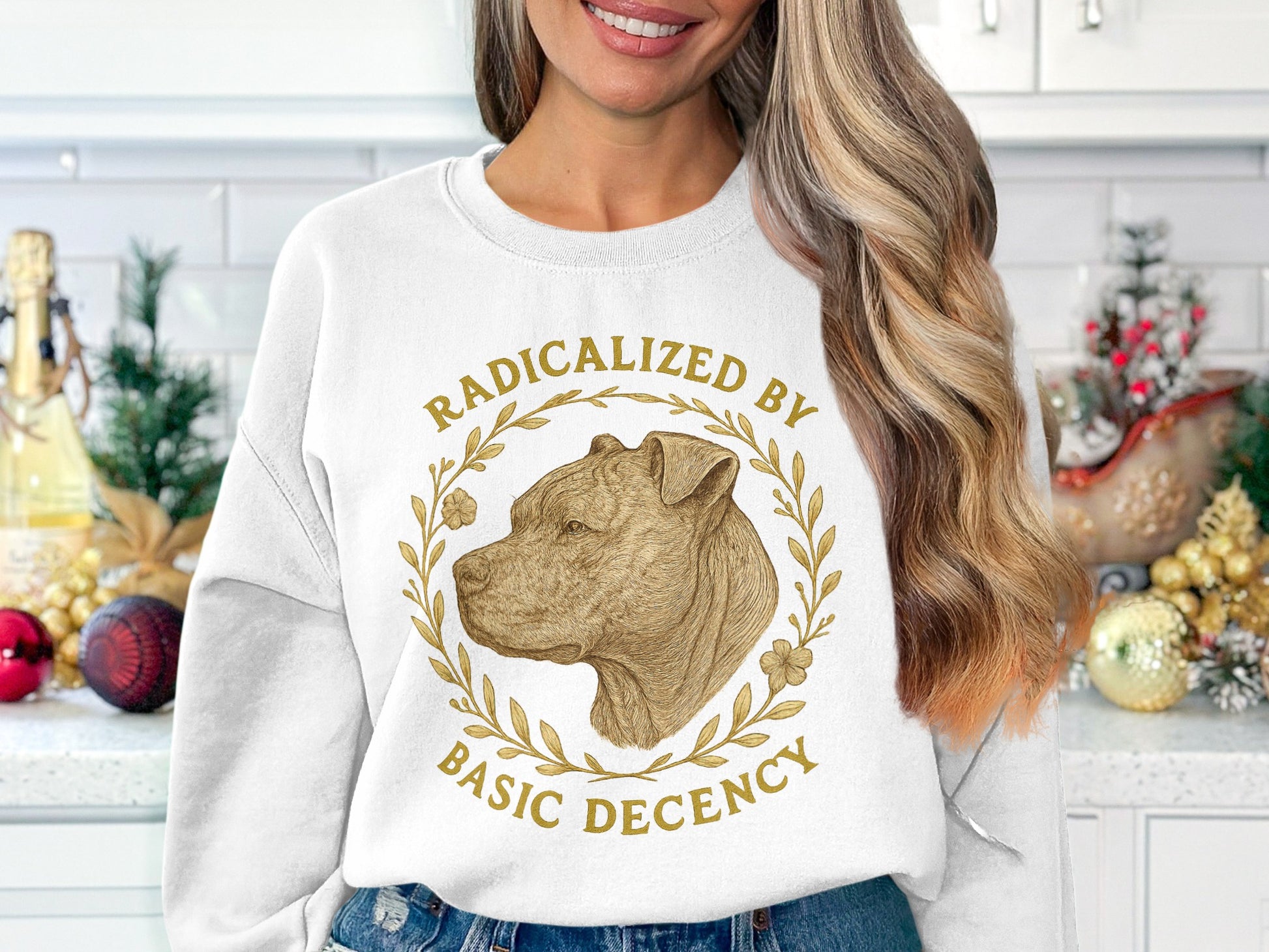 Radicalized by Basic Decency Graphic Sweatshirt product type