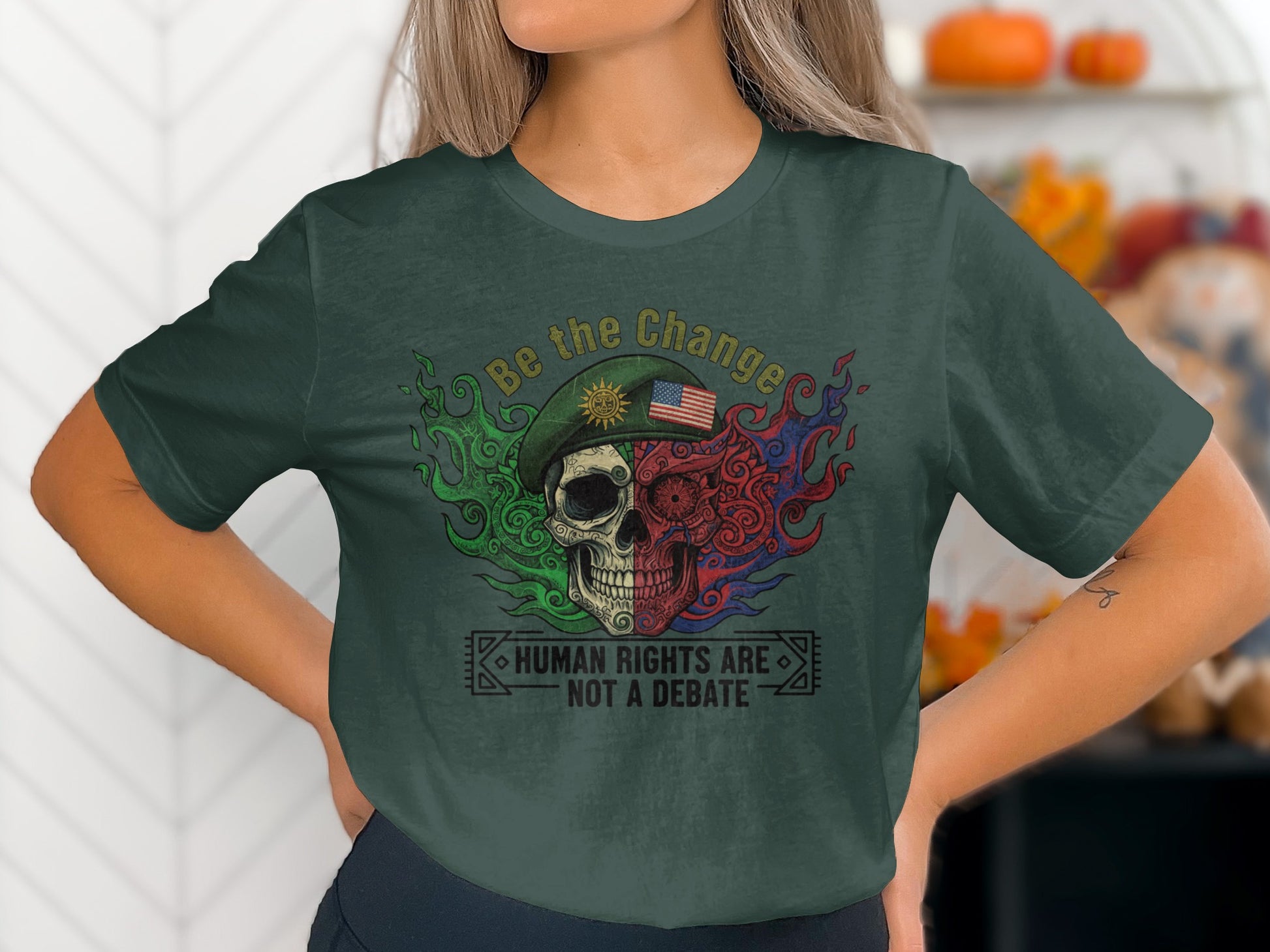 Be the Change Human Rights Are Not A Debate Shirt