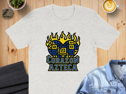 Corazón Azteca Heart Symbol Graphic T-Shirt product