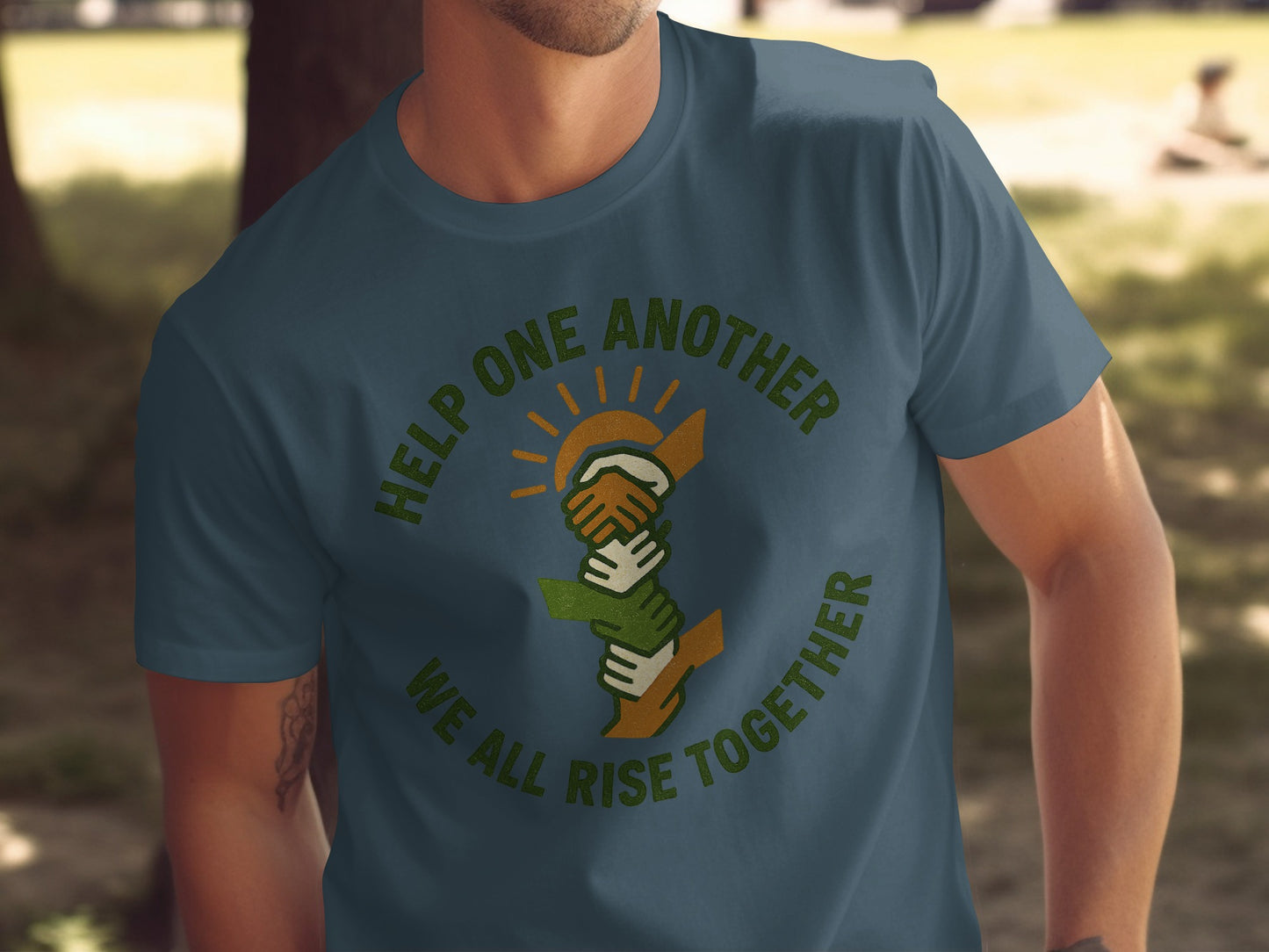 Help One Another We All Rise Together product type