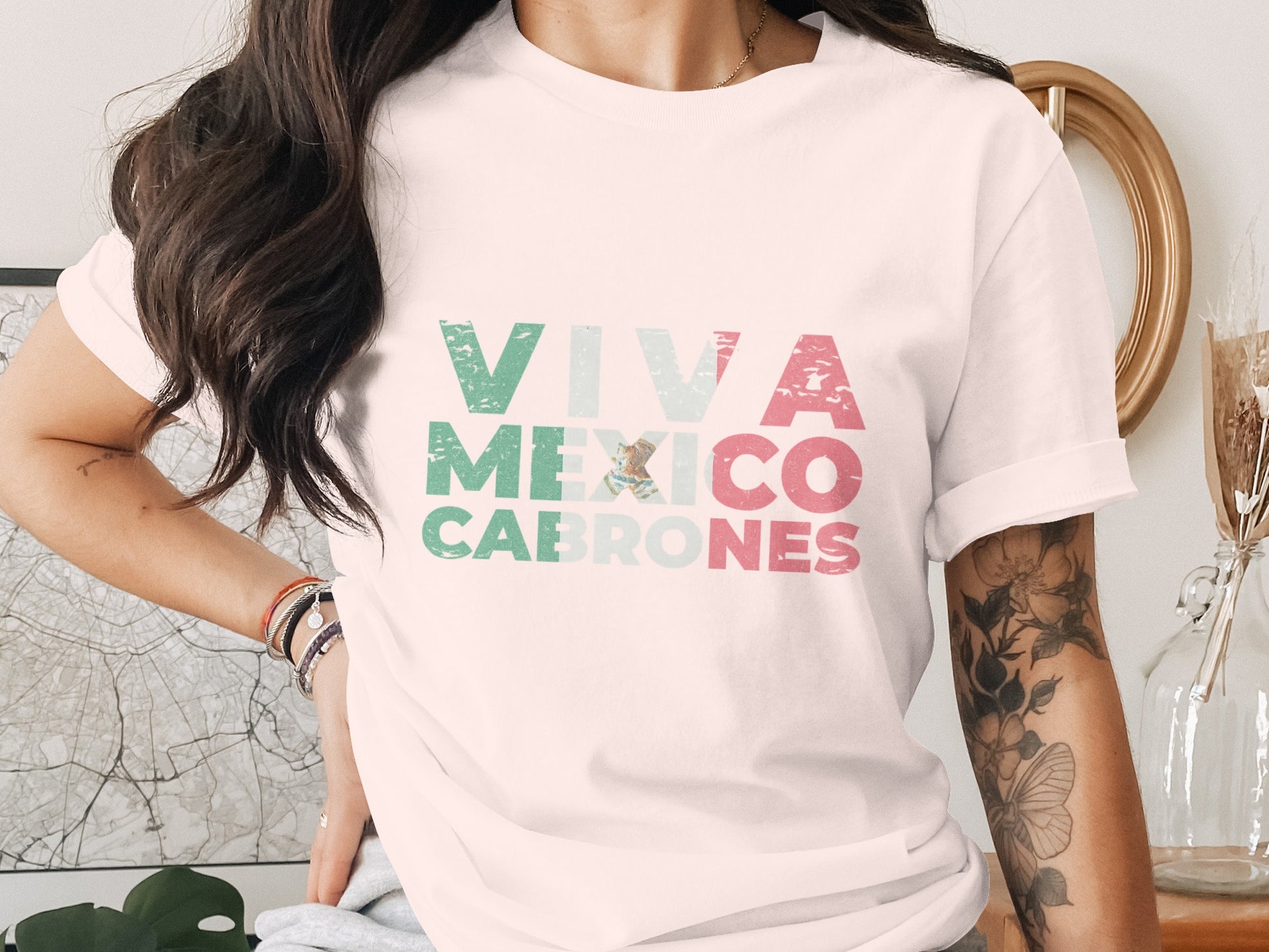 Viva Mexico Cabrones Statement Shirt product