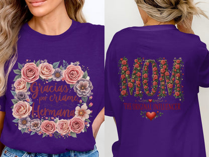 Gracias Por Criarme Hermana Mom The Original Influencer shirt product
