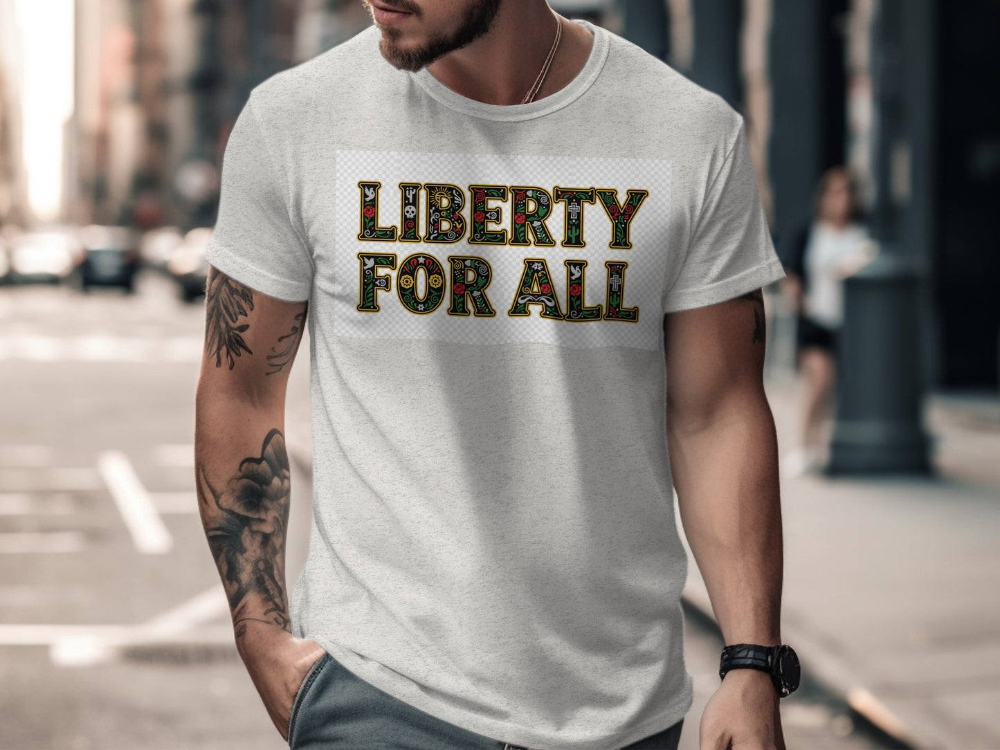 Liberty For All Graphic Printed T-Shirt Product