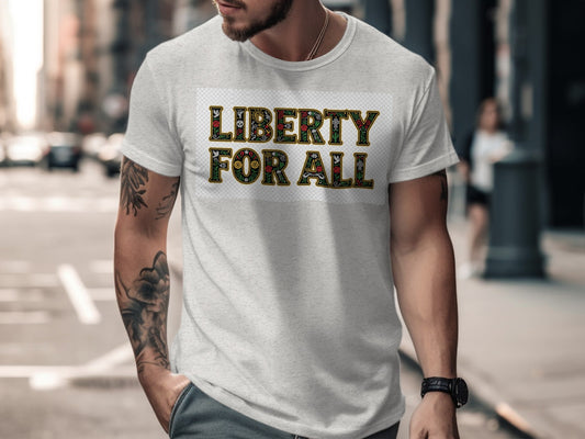 Liberty For All Graphic Printed T-Shirt Product