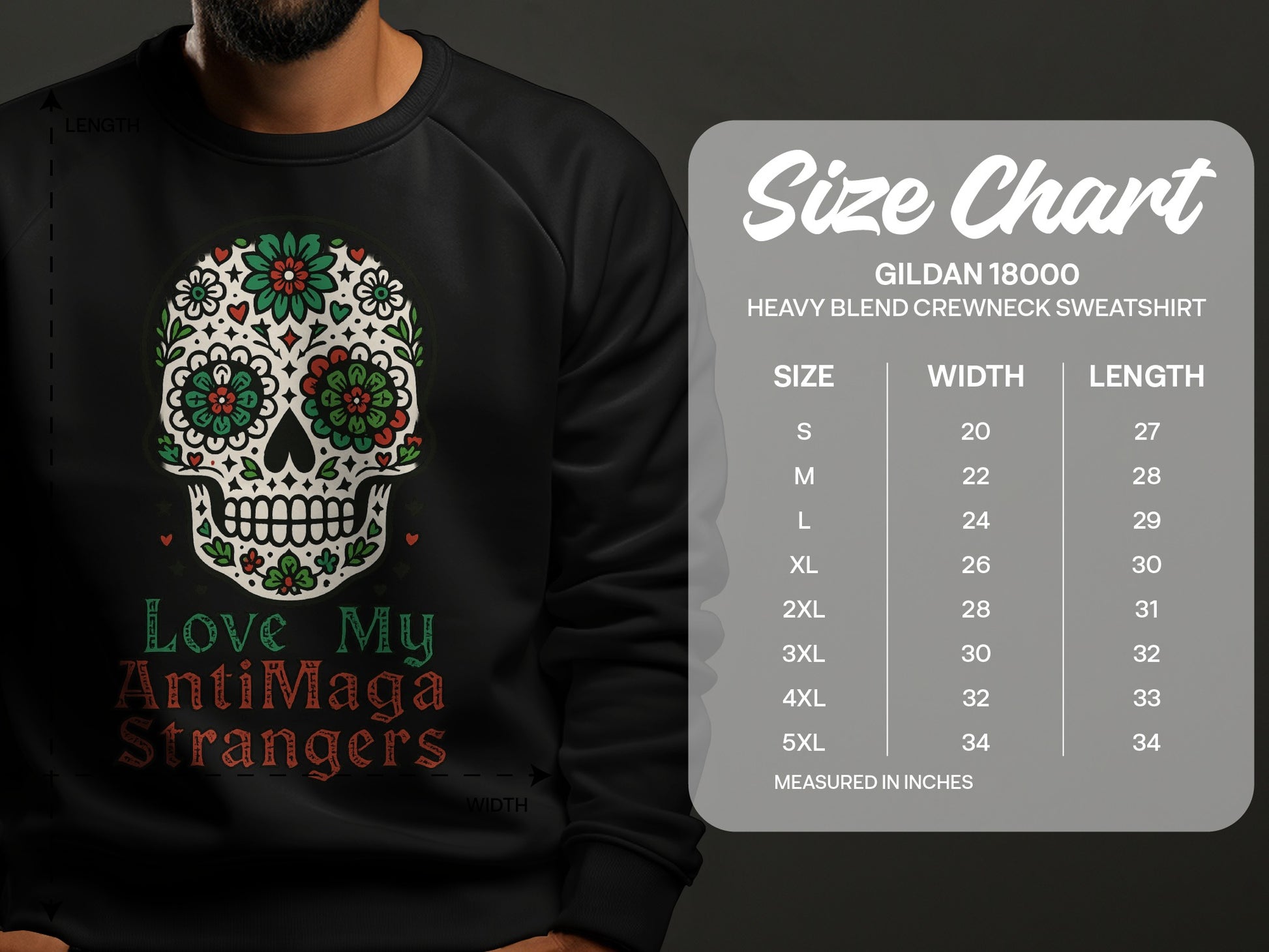 Love My AntiMaga Strangers Sweatshirt