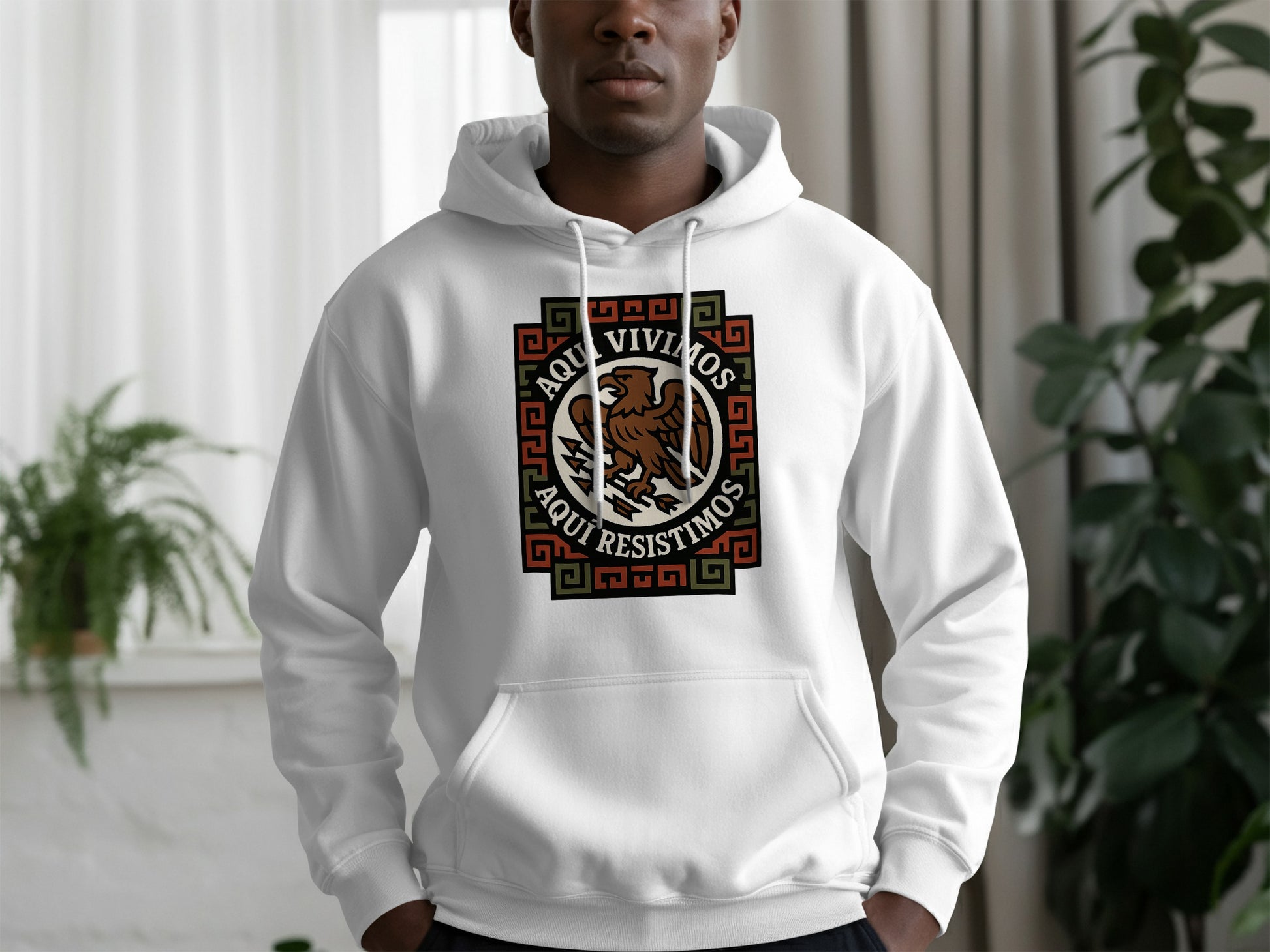 Aquí Vivimos Aquí Resistimos Eagle Hoodie product