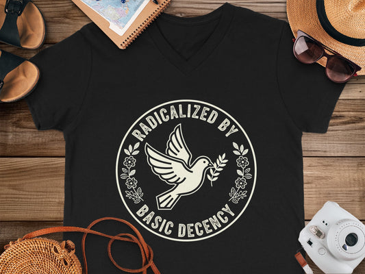 Radicalized By Basic Decency Graphic T-Shirt