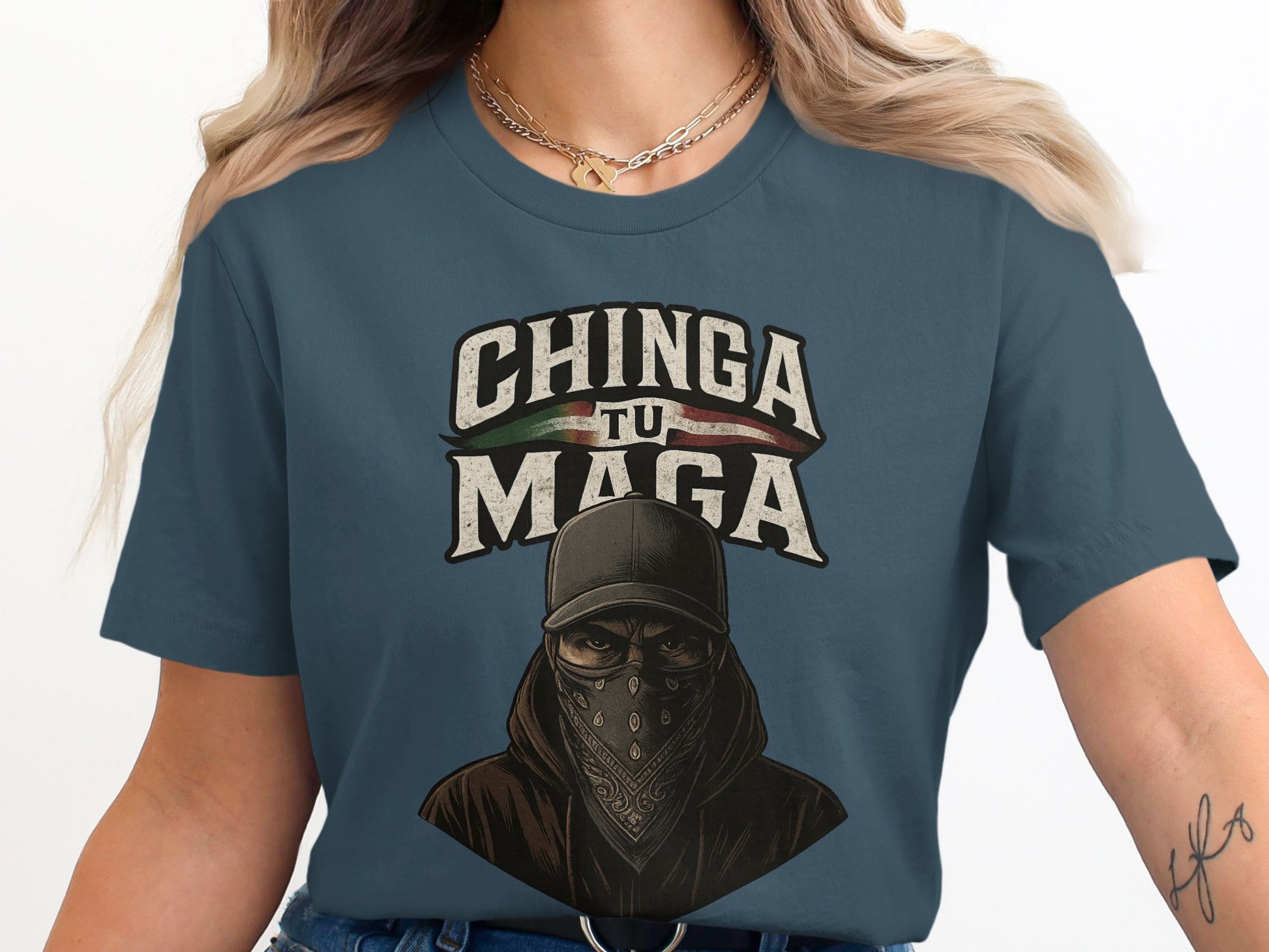 Chinga Tu Maga Graphic Tee Casual Shirt Product