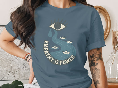 Empathy Is Power Graphic Eye Design Apparel product