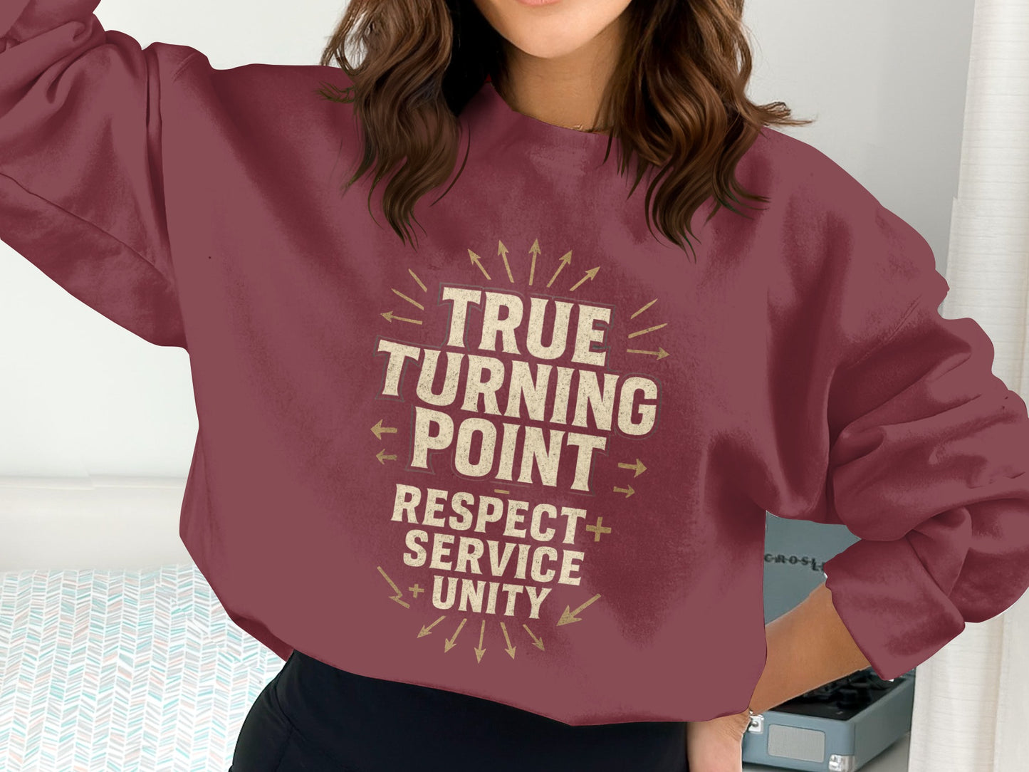 True Turning Point Respect Service Unity sweatshirt product